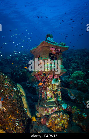 Underwater temple on Bali. Indonesia Stock Photo