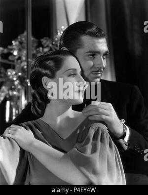 Original Film Title: STRANGE INTERLUDE.  English Title: STRANGE INTERLUDE.  Film Director: ROBERT Z. LEONARD.  Year: 1932.  Stars: CLARK GABLE; NORMA SHEARER. Credit: M.G.M. / Album Stock Photo