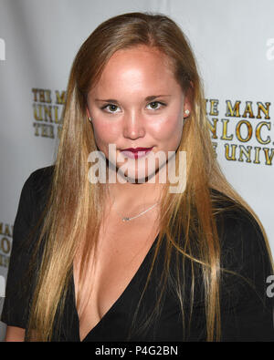 West Hollywood, USA. 21st June, 2018. Heather Arseth attends the Premiere of 'The Man Who Unlocked The Universe' at The London West Hollywood on June 21, 2018 in West Hollywood, California. Credit: The Photo Access/Alamy Live News Stock Photo