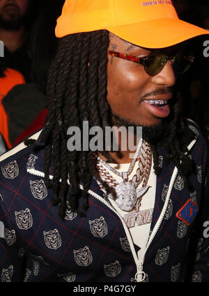 Los Angeles, Ca, USA. 21st June, 2018. Quavo at the Teyana Taylor #KTSE Album Listening Party at Universal Studios in Los Angeles, California on June 21, 2018. Credit: Walik Goshorn/Media Punch/Alamy Live News Stock Photo