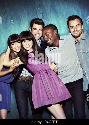 Original Film Title: NEW GIRL.  English Title: NEW GIRL.  Film Director: ELIZABETH MARIWETHER.  Year: 2011.  Stars: ZOOEY DESCHANEL; MAX GREENFIELD; HANNAH SIMONE; JAKE JOHNSON; LAMORNE MORRIS. Credit: ELIZABETH MERIWETHER PIC/AMERICAN NITWITS/CHERNIN ENT/20TH F / Album Stock Photo