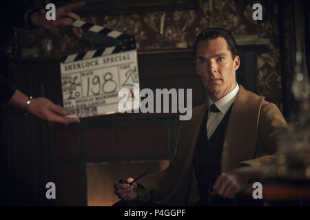 Original Film Title: SHERLOCK.  English Title: SHERLOCK.  Film Director: PAUL MCGUIGAN.  Year: 2010.  Stars: BENEDICT CUMBERBATCH. Credit: HARTSWOOD FILMS/BBC WALES / Album Stock Photo