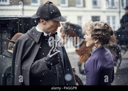 Description: The Abominable Bride.  Original Film Title: SHERLOCK.  English Title: SHERLOCK.  Film Director: PAUL MCGUIGAN.  Year: 2010.  Stars: UNA STUBBS; BENEDICT CUMBERBATCH. Credit: HARTSWOOD FILMS/BBC WALES / Album Stock Photo