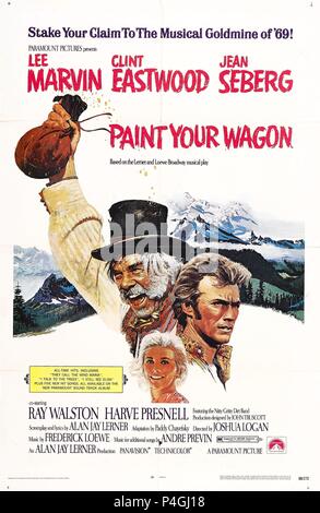 Original Film Title: PAINT YOUR WAGON.  English Title: PAINT YOUR WAGON.  Film Director: JOSHUA LOGAN.  Year: 1969. Credit: PARAMOUNT PICTURES / Album Stock Photo