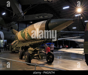 German V2 missile from World War 2 Stock Photo