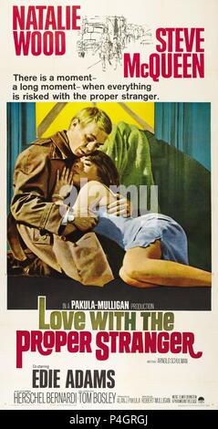 LOVE WITH THE PROPER STRANGER 1963 Paramount Pictures film with Natalie ...