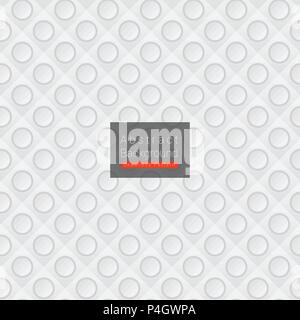 Abstract Lozenge pattern with dots on white squares, vector illustration Stock Vector
