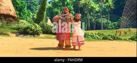 Original Film Title: MOANA.  English Title: MOANA.  Film Director: JOHN MUSKER; RON CLEMENTS.  Year: 2016. Credit: WALT DISNEY ANIMATION STUDIOS / Album Stock Photo