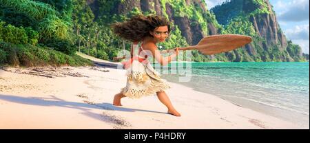 Original Film Title: MOANA.  English Title: MOANA.  Film Director: JOHN MUSKER; RON CLEMENTS.  Year: 2016. Credit: WALT DISNEY ANIMATION STUDIOS / Album Stock Photo