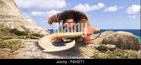 Original Film Title: MOANA.  English Title: MOANA.  Film Director: JOHN MUSKER; RON CLEMENTS.  Year: 2016. Credit: WALT DISNEY ANIMATION STUDIOS / Album Stock Photo