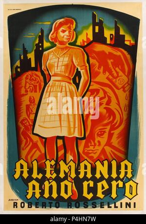 Original Film Title: GERMANIA ANNO ZERO.  English Title: GERMANY YEAR ZERO.  Film Director: ROBERTO ROSSELLINI.  Year: 1948. Credit: TEVERE FILM / Album Stock Photo