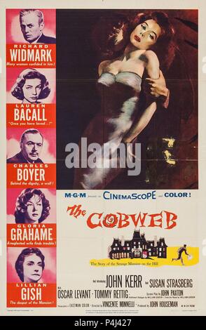 Original Film Title: THE COBWEB.  English Title: THE COBWEB.  Film Director: VINCENTE MINNELLI.  Year: 1955. Credit: M.G.M. / Album Stock Photo