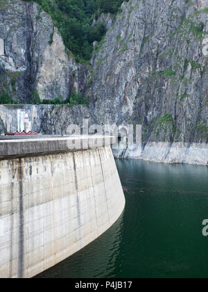 Vidraru Dam, Arges county, Romania Stock Photo