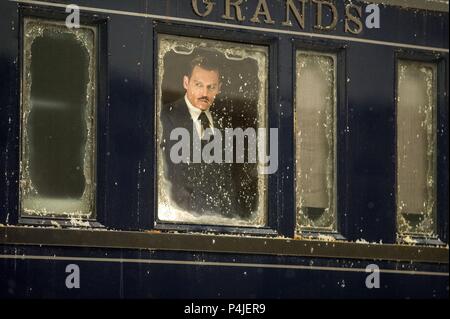 Original Film Title: MURDER ON THE ORIENT EXPRESS.  English Title: MURDER ON THE ORIENT EXPRESS.  Film Director: KENNETH BRANAGH.  Year: 2017.  Stars: JOHNNY DEPP. Credit: 20TH CENTURY FOX / Album Stock Photo