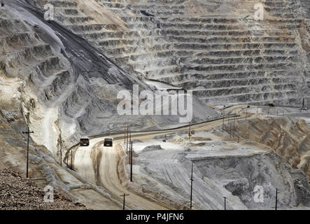 Kennecott, copper, gold and silver mine operation outside Salt Lake City, Utah, United States Stock Photo