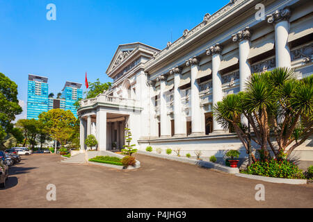 Ho Chi Minh City Museum or Bao Tang Thanh Pho is a historical site and museum in Ho Chi Minh City or Saigon in Vietnam Stock Photo