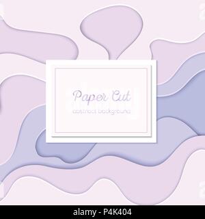 Purple abstract layout- vector template illustration Stock Vector