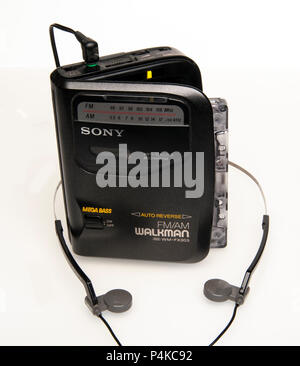 Sony Cassette AM-FM radio Walkman Stock Photo