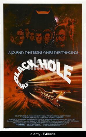 Original Film Title: THE BLACK HOLE.  English Title: THE BLACK HOLE.  Film Director: GARY NELSON.  Year: 1979. Credit: WALT DISNEY PRODUCTIONS / Album Stock Photo