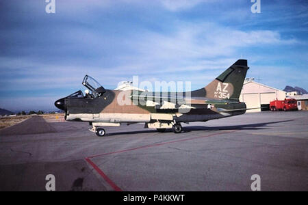 152d Tactical Fighter Squadron A-7D Corsair II 71-0354. Stock Photo