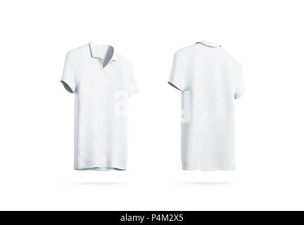 Download Blank polo shirt mock up template, front and back view ...