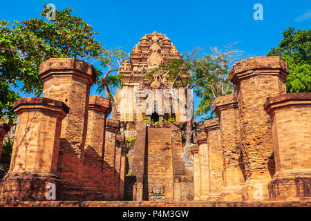 Ponagar or Thap Ba Po Nagar is a Cham temple tower near Nha Trang city in Vietnam Stock Photo