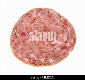 Salame cotto (cooking salami, Italy) Stock Photo