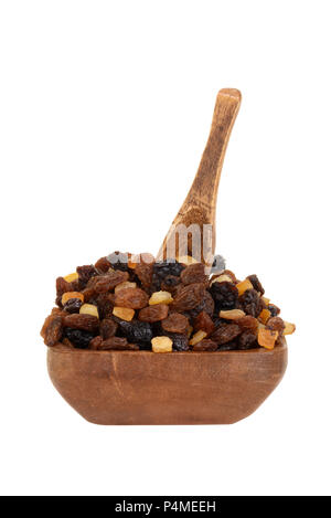raisin in wood spoon isolated on white background Stock Photo - Alamy