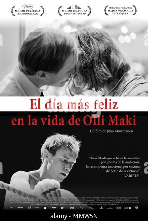 Original Film Title: HYMYILEVA MIES.  English Title: THE HAPPIEST DAY IN THE LIFE OF OLLI MÄKI.  Film Director: JUHO KUOSMANEN.  Year: 2016. Credit: AAMU FILMCOMPANY/ONE TWO FILMS/TRE VENNER PRO/ELOKUVAYHTIO/F / Album Stock Photo