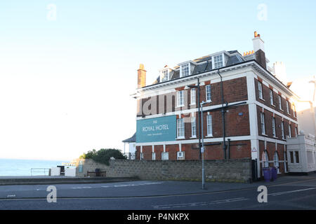 The Royal Hotel, Deal, Kent. Stock Photo