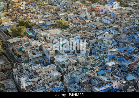 View of Jaisalmer, India. Jaisalmer is a former medieval trading center and a princely state in Rajasthan Stock Photo