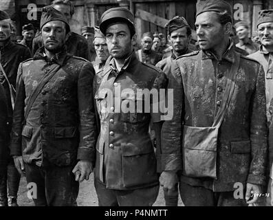 Original Film Title: THE CROSS OF LORRAINE.  English Title: THE CROSS OF LORRAINE.  Film Director: TAY GARNETT.  Year: 1943.  Stars: JEAN-PIERRE AUMONT; JOSEPH CALLEIA; GENE KELLY. Credit: M.G.M. / Album Stock Photo