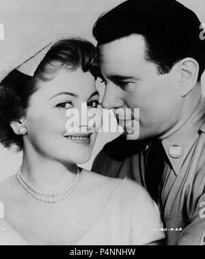 Original Film Title: THE AMBASSADOR'S DAUGHTER.  English Title: THE AMBASSADOR'S DAUGHTER.  Film Director: NORMAN KRASNA.  Year: 1956.  Stars: OLIVIA DE HAVILLAND; JOHN FORSYTHE. Credit: UNITED ARTISTS / Album Stock Photo