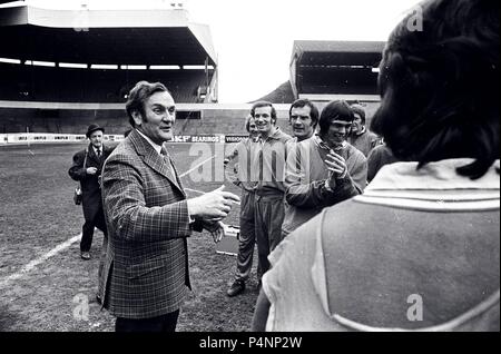 Don Revie Leeds United Champions 1974 Stock Photo