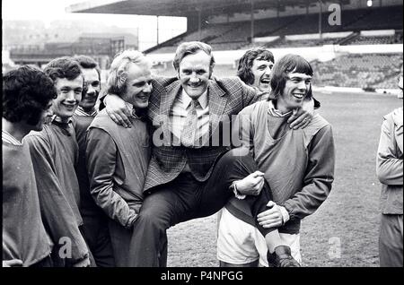 Don Revie Leeds United Champions 1974 Stock Photo