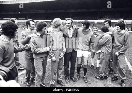 Don Revie Leeds United Champions 1974 Stock Photo