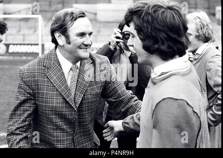 Don Revie Leeds United Champions 1974 Stock Photo