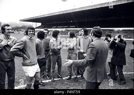 Don Revie Leeds United Champions 1974 Stock Photo