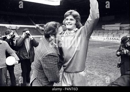 Don Revie Leeds United Champions 1974 Stock Photo