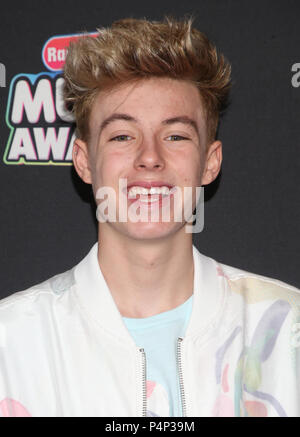 HOLLYWOOD, CA - JUNE 22: Mackenzie Sol, at the 2018 Radio Disney Music