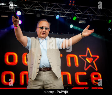 Edinburgh, UK. 23rd June 2018. Lets Rock Scotland Dalkeith Country Park Modern Romance   : Photo Credit Martin Bone (Scotland) Credit: Martin Bone/Alamy Live News Stock Photo