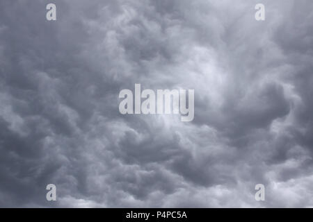 Sky with thunderclouds – rain clouds Stock Photo