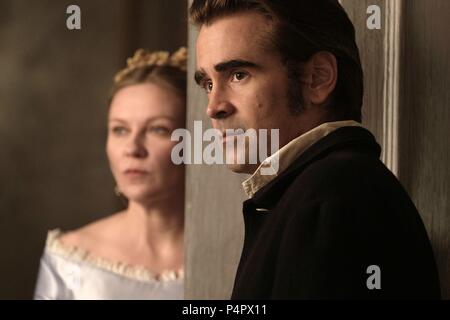 Original Film Title: THE BEGUILED.  English Title: THE BEGUILED.  Film Director: SOFIA COPPOLA.  Year: 2017.  Stars: KIRSTEN DUNST; COLIN FARRELL. Credit: AMERICAN ZOETROPE / Album Stock Photo