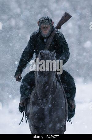 Original Film Title: WAR FOR THE PLANET OF THE APES.  English Title: WAR FOR THE PLANET OF THE APES.  Film Director: MATT REEVES.  Year: 2017. Credit: CHERNIN ENTERTAINMENT / Album Stock Photo