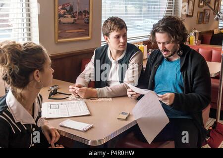 Original Film Title: BABY DRIVER. English Title: BABY DRIVER. Film  Director: EDGAR WRIGHT. Year: 2017. Stars: LILY JAMES. Credit: TRISTAR  PICTURES / Album Stock Photo - Alamy