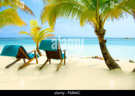 South Water Caye in Belize - small caribbean paradise island with tropical beach for vacation and relaxing Stock Photo