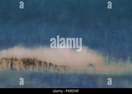 Abstract background in blue Stock Photo