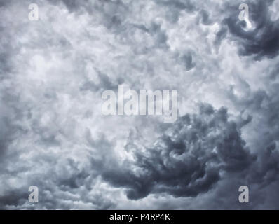 Thunderclouds,  rain clouds Stock Photo