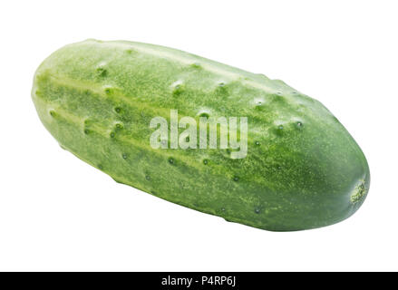 Fresh cucumber isolated on white background Stock Photo