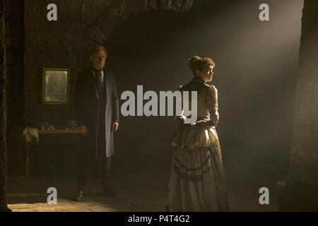 Original Film Title: THE LIMEHOUSE GOLEM.  English Title: THE LIMEHOUSE GOLEM.  Film Director: JUAN CARLOS MEDINA.  Year: 2016.  Stars: BILL NIGHY; OLIVIA COOKE. Credit: NUMBER 9 FILMS LTD. / Album Stock Photo